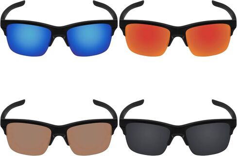 Galvanic 4 Pairs Polarized Replacement Lens for Oakley Thinlink OO9316 | Thinlink Asian Fit(AF) OO9317 Pack P02 in Saudi Arabia