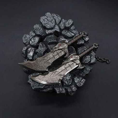 سلسلة مفاتيح معدنية للاعبين، سلسلة مفاتيح معدنية للاعبين، قلادة فضية فضية من كراتوس, فضي in Kuwait