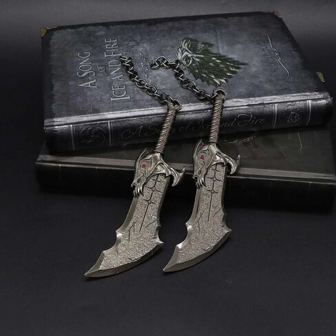 سلسلة مفاتيح معدنية للاعبين، سلسلة مفاتيح معدنية للاعبين، قلادة فضية فضية من كراتوس, فضي in Kuwait