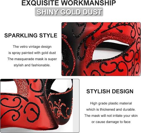 Masquerade Mask for Couples Lace Eye Mask Venetian Carnival Halloween Mask Party Ball Prom Mask Costume Mardi Gras Mask in Saudi Arabia