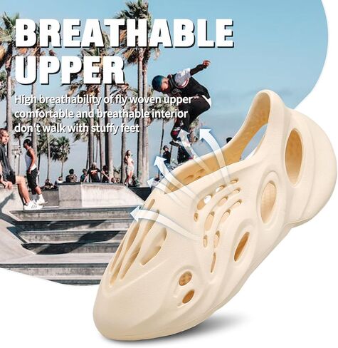 أحذية GHUNT Foam Runner للرجال والنساء، شباشب سحابية مضادة للانزلاق، صنادل مشي خفيفة الوزن، صنادل شاطئ ووسادة، أحذية رياضية ناعمة in Kuwait