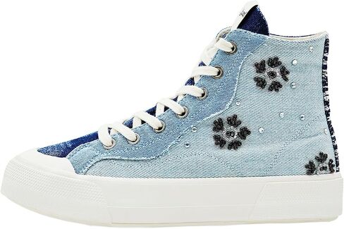 Desigual Women's Shoes 4 Woman Fabric Sneakers High in Saudi Arabia