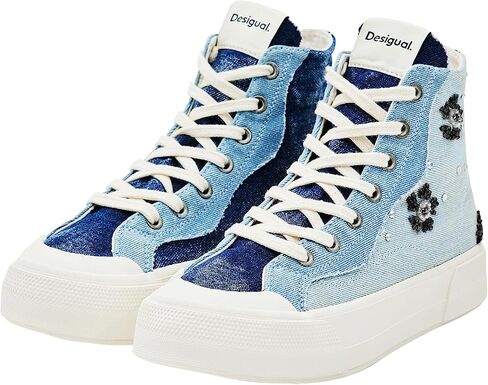 Desigual Women's Shoes 4 Woman Fabric Sneakers High in Saudi Arabia