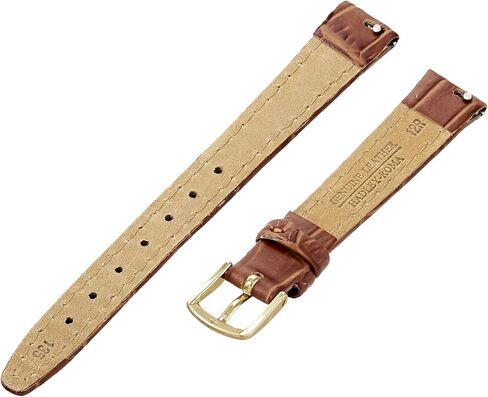 Hadley-Roma Women's LSL135RR-120 12mm Tan Alligator Grain Leather WatchStrap in Saudi Arabia