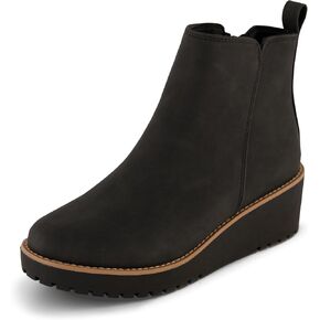 CUSHIONAIRE Women's Ilena wedge boot +Memory Foam, Wide Widths Available in Kuwait