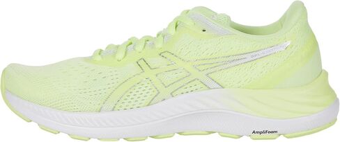 أحذية الركض Gel-Excite 8 النسائية من ASICS, أصفر لامع/فضي نقي, 38 EU in Saudi Arabia