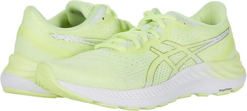 أحذية الركض Gel-Excite 8 النسائية من ASICS, أصفر لامع/فضي نقي, 38 EU in Saudi Arabia