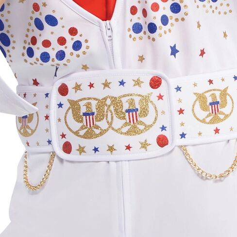 King Of Vegas Multicolor Adult Costume Set - 1 Pack - Durable, Comfortable, Stylish & Groovy - Perfect For Themed Parties & Events, One Size Fits All in Saudi Arabia
