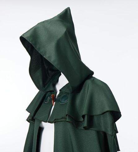 Regenboog رأس عصر النهضة بقلنسوة للنساء والرجال، عباءة العصور الوسطى للبالغين، عباءة فايكنغ مع قلادة سيف الفايكنج in Kuwait