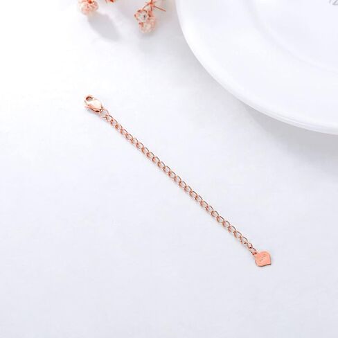 SISGEM 14K Real Gold 2/3/4 Inch Necklace Chain Extender with Lobster Claw Clasp, Dainty Durable Strong Removable Chain Extender for Gold Necklace Bracelet Anklet Jewelry in Saudi Arabia