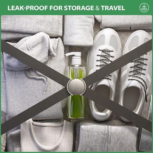 زجاجات مضخة للشامبو 16 أونصة وخالية من البيسفينول A، أسطوانة بلاستيكية (PETE1) مع مضخات إغلاق in Kuwait