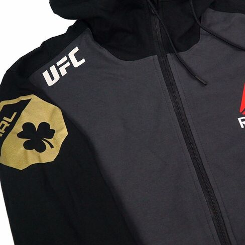 Reebok Conor McGregor UFC Black Fight Kit Limited Edition Champion Walkout Hoodie For Men (2XL) in Saudi Arabia