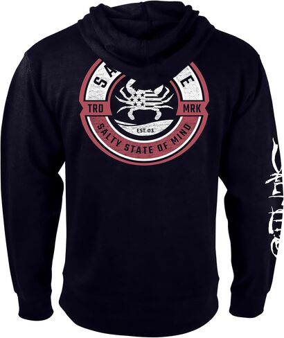 Salt Life Men's Blue Crab Proud Hoodie in Saudi Arabia