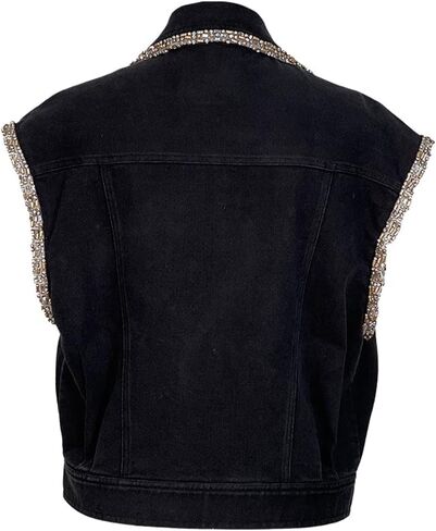 Seta Apparel Women's Vest Jacket, Black in Kuwait