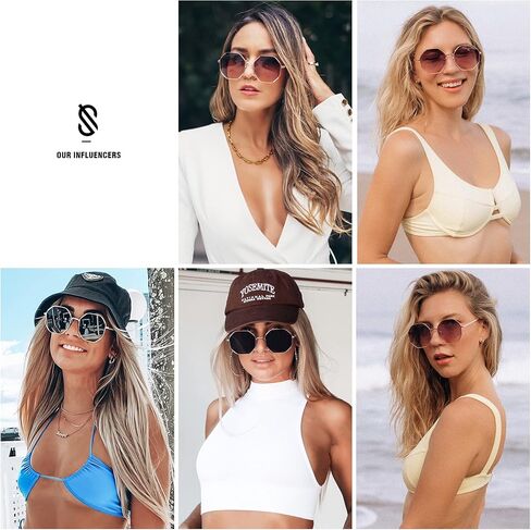 SOJOS Sunglasses for Women Men Classic Retro Polygon Shades UV400 in Saudi Arabia