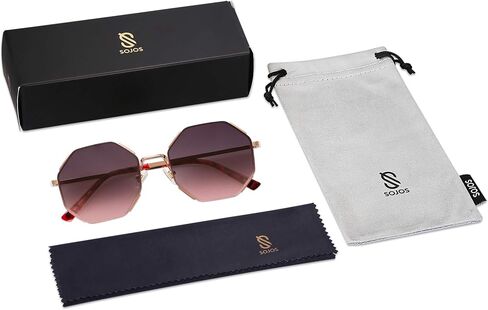 SOJOS Sunglasses for Women Men Classic Retro Polygon Shades UV400 in Saudi Arabia