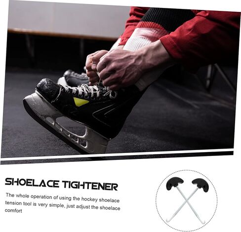 2pcs Shoelace Tightener Household Tool Kit Motorcycle Tools Motor Bike Kit Lace Tightener Tool Boot Match Holder Boot Puller Pulling Shoelace Tool Hockey Shoe Lace Pullers in Kuwait