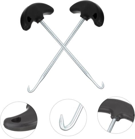 2pcs Shoelace Tightener Household Tool Kit Motorcycle Tools Motor Bike Kit Lace Tightener Tool Boot Match Holder Boot Puller Pulling Shoelace Tool Hockey Shoe Lace Pullers in Kuwait