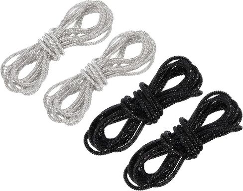 uxcell Shoelaces, Rhinestone Round Shoelaces, Drawstring Cords Replacement for Sweatpants Hoodie in Saudi Arabia