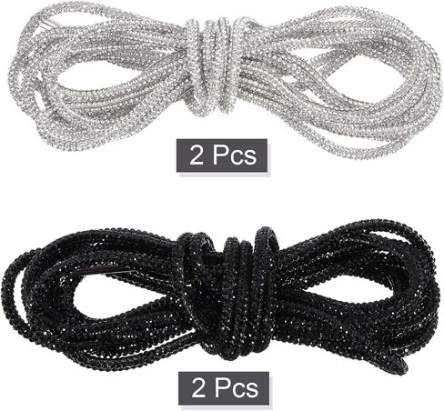 uxcell Shoelaces, Rhinestone Round Shoelaces, Drawstring Cords Replacement for Sweatpants Hoodie in Saudi Arabia