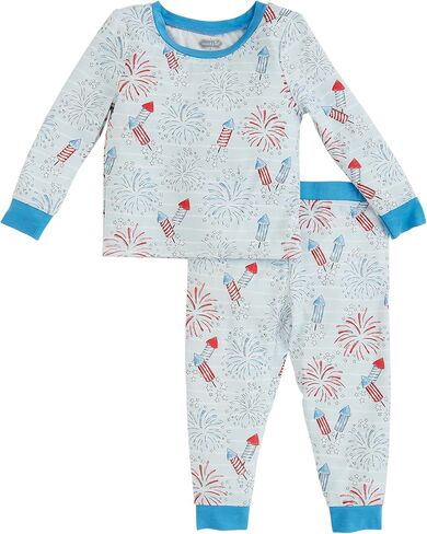 Mud Pie Boys Firework Glow Pjs in Saudi Arabia