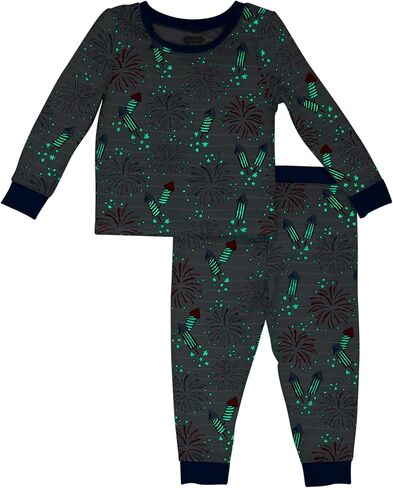 Mud Pie Boys Firework Glow Pjs in Saudi Arabia