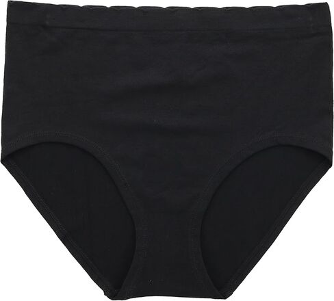 سراويل داخلية نسائية من Delta Burke Intimates مقاس كبير من الألياف الدقيقة عالية الارتفاع (5Pr) in Kuwait