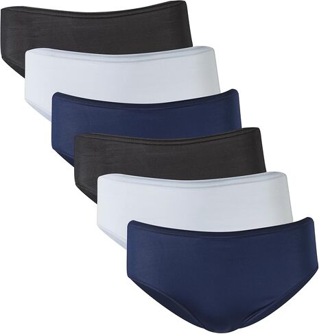 Gildan Women's Microfiber Hi Cut Panties, 6 Pairs in Kuwait