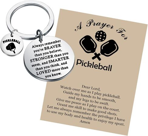 MYOSPARK Pickleball Gift Pickleball Keychain Pickleball Player Gift Pickleball Lovers Gift Pickleball Season Jewelry Gift in Saudi Arabia
