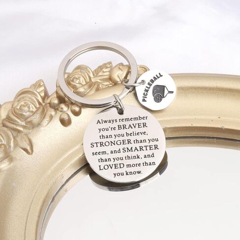 MYOSPARK Pickleball Gift Pickleball Keychain Pickleball Player Gift Pickleball Lovers Gift Pickleball Season Jewelry Gift in Saudi Arabia