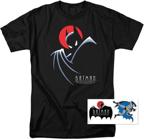Popfunk Classic Batman: The Animated Series Logo T Shirt & Stickers in Saudi Arabia