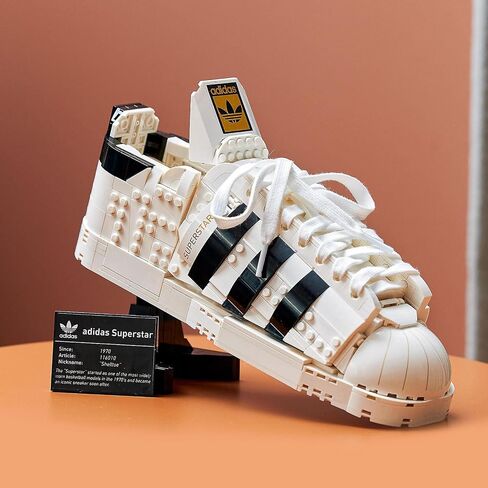 LEGO® Icons adidas Originals Superstar 10282 مجموعة البناء؛ قم ببناء وعرض المدرب الأيقوني in Saudi Arabia