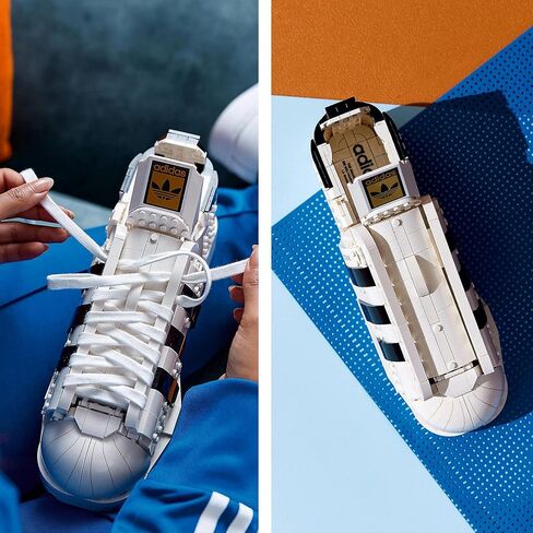 LEGO® Icons adidas Originals Superstar 10282 مجموعة البناء؛ قم ببناء وعرض المدرب الأيقوني in Saudi Arabia