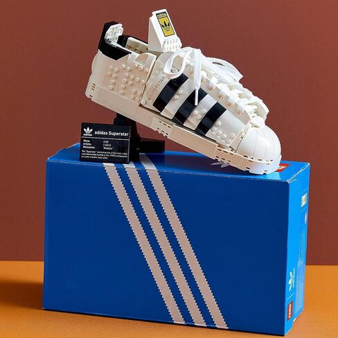 LEGO® Icons adidas Originals Superstar 10282 مجموعة البناء؛ قم ببناء وعرض المدرب الأيقوني in Saudi Arabia