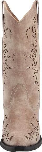 ROPER Womens Alisa Snip Toe Western Cowboy Boots Mid Calf Low Heel 1-2" - Brown in Saudi Arabia