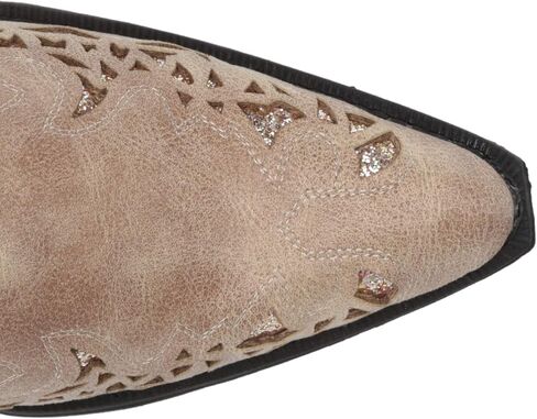 ROPER Womens Alisa Snip Toe Western Cowboy Boots Mid Calf Low Heel 1-2" - Brown in Saudi Arabia