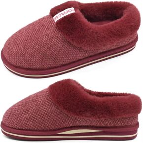 COFACE المرأة زغب النعال رغوة الذاكرة الانزلاق على شبشب منزل السيدات مريحة الدافئة أفخم شبشب من الفرو مع بطانة وسادة مريحة in Kuwait