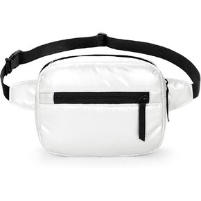 JASGOOD Belt Bag Crossbody Fanny Packs for Women Fashion Waist Packs with Adjustable Strap for Traveling, Hiking, Running