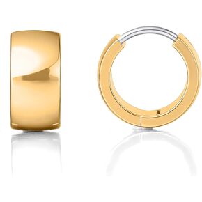 Limerencia Hypoallergenic Implant Grade Titanium G23 Hoop Chunky Earrings,Wide Thick Huggie Earrings for Women Girls Sensitive Ears