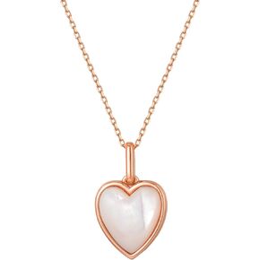 S.Leaf Shell Necklace for Women Sterling Silver Shell Pendant Minimalism Round I Heart I Square I Oval Mother of Pearl Necklace for Women Girls