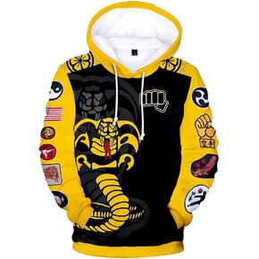 XIAMUSZ الكاراتيه هوديي تأثيري حلي ثلاثية الأبعاد البلوز البلوز in Kuwait