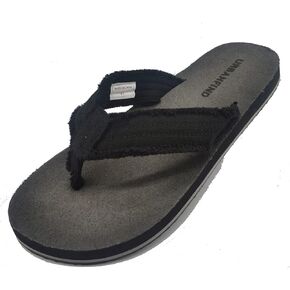 URBANFIND Men's Flip Flops Arch Support Sandals Comfortable Leather Thongs TPR Non-Slip Slippers in Kuwait
