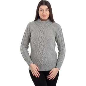 سترة SAOL الأيرلندية للنساء مصنوعة من صوف الميرينو الأيرلندي بنسبة 100% in Kuwait