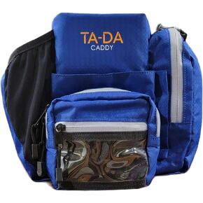TA-DA Caddy Shoulder Bag | Fits Water Bottle Phone Towel | Compact Carrier Crossbody Messenger Pack Lightweight & Convenient