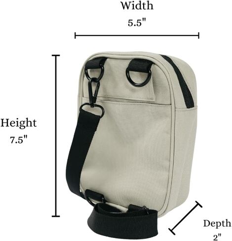 Aristo Multi-Way Crossbody Hidden Airtag Pocket, Sling, Fanny Bag for Men Women, Airtag pocket, Multi-purpose in Saudi Arabia