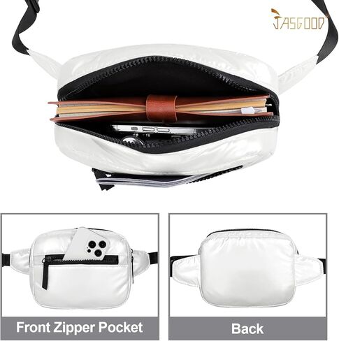 JASGOOD Belt Bag Crossbody Fanny Packs for Women Fashion Waist Packs with Adjustable Strap for Traveling, Hiking, Running in Kuwait