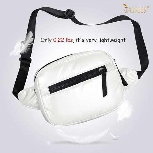 JASGOOD Belt Bag Crossbody Fanny Packs for Women Fashion Waist Packs with Adjustable Strap for Traveling, Hiking, Running in Kuwait