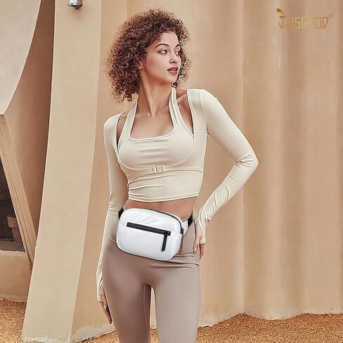 JASGOOD Belt Bag Crossbody Fanny Packs for Women Fashion Waist Packs with Adjustable Strap for Traveling, Hiking, Running in Kuwait