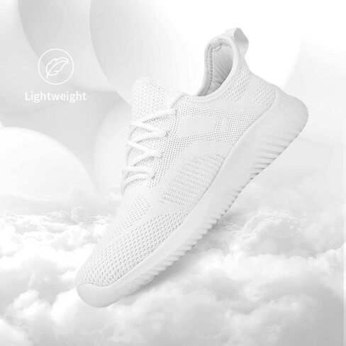 Rospick Slip on Sneakers for Women Walking Shoes Non Slip Lightweight Fashionable Breathable Tennis Shoes Work Shopping Travel in Saudi Arabia