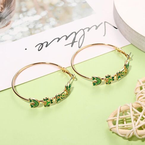 Cinco De Mayo Hoop Earrings for Women, Mexican Fiesta Earrings Sombrero Cactus Chili Hoop Earrings Mexican Holiday Accessory Jewelry Gifts in Saudi Arabia